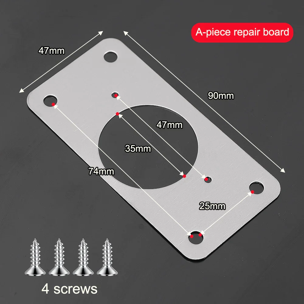 10PCS/8PCS/4PCS/2Pcs Cabinet Hinge Repair Plate - Image 15