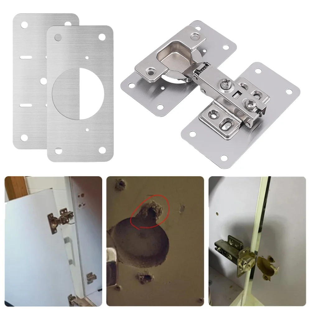 10PCS/8PCS/4PCS/2Pcs Cabinet Hinge Repair Plate - Image 18