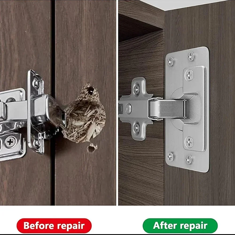 10PCS/8PCS/4PCS/2Pcs Cabinet Hinge Repair Plate - Image 5
