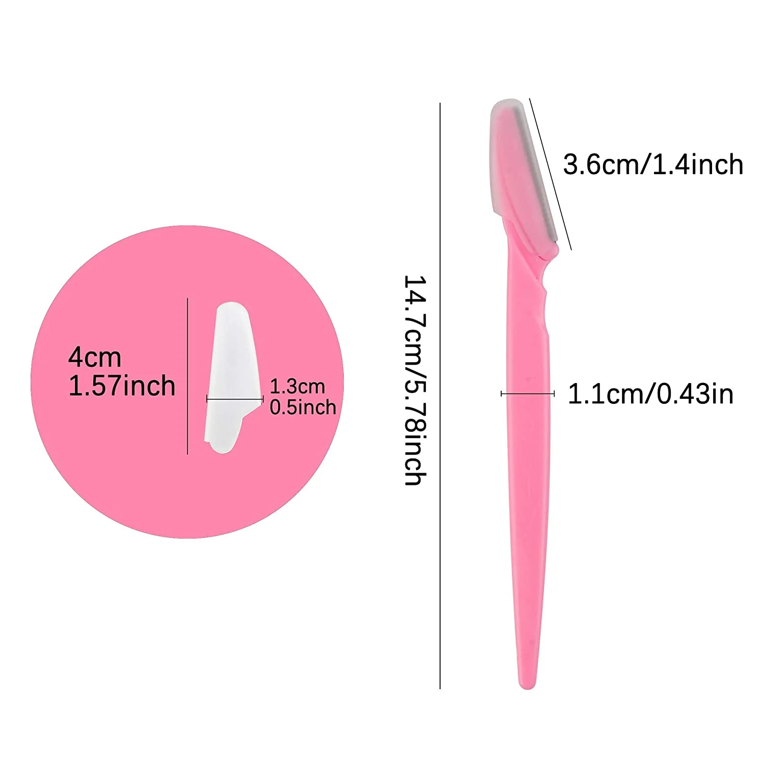 10PCS Eyebrow Facial Hair Shaver - Image 10