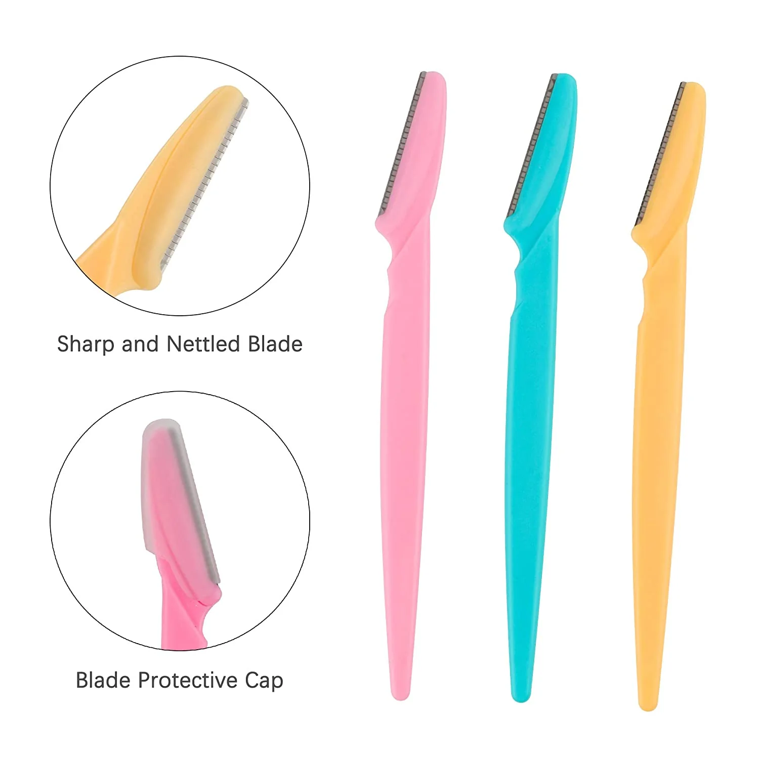 10PCS Eyebrow Facial Hair Shaver - Image 8