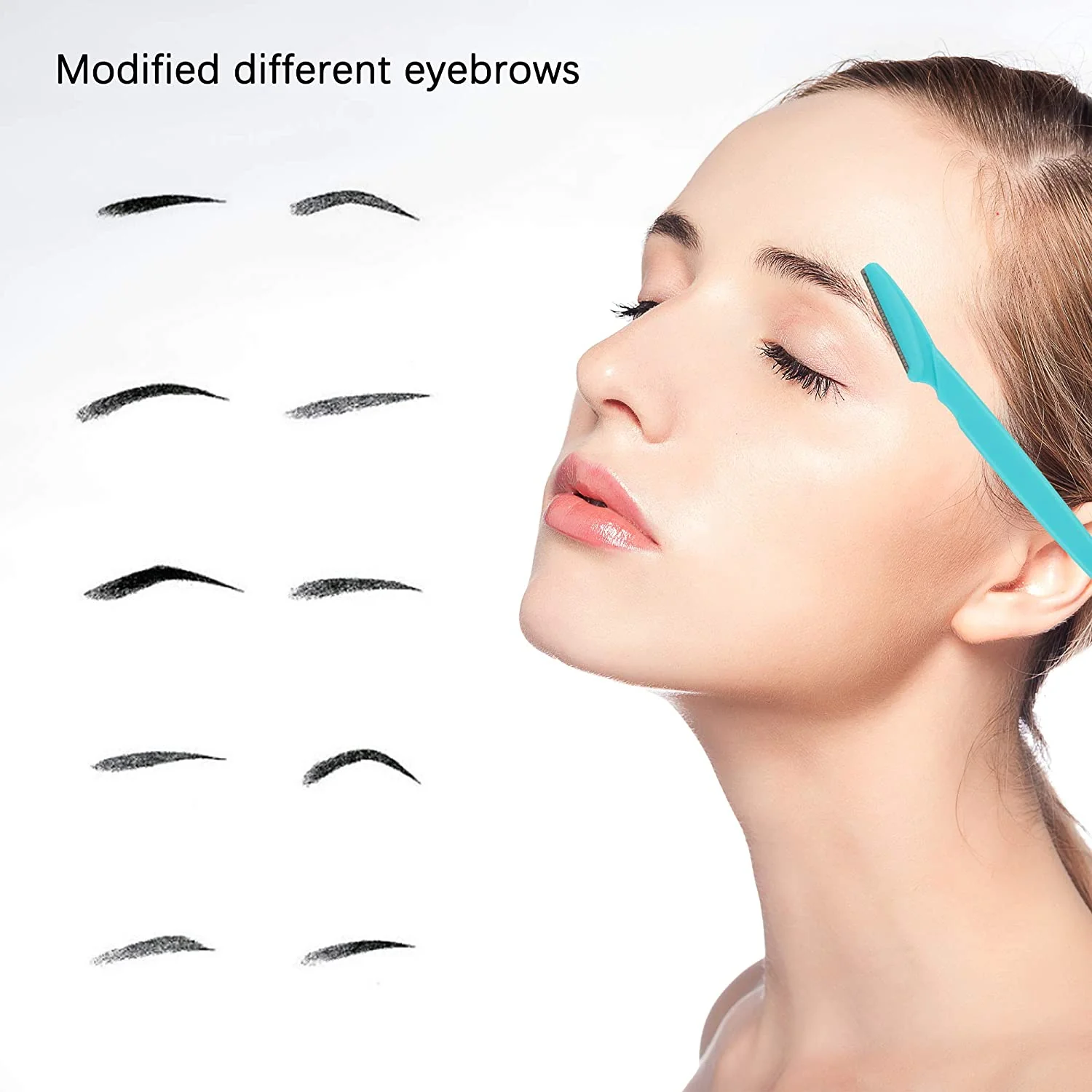 10PCS Eyebrow Facial Hair Shaver - Image 9
