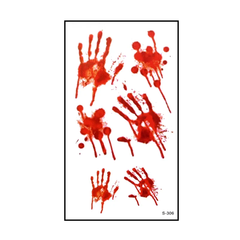 10pcs Halloween Tattoo Sticker - Image 21