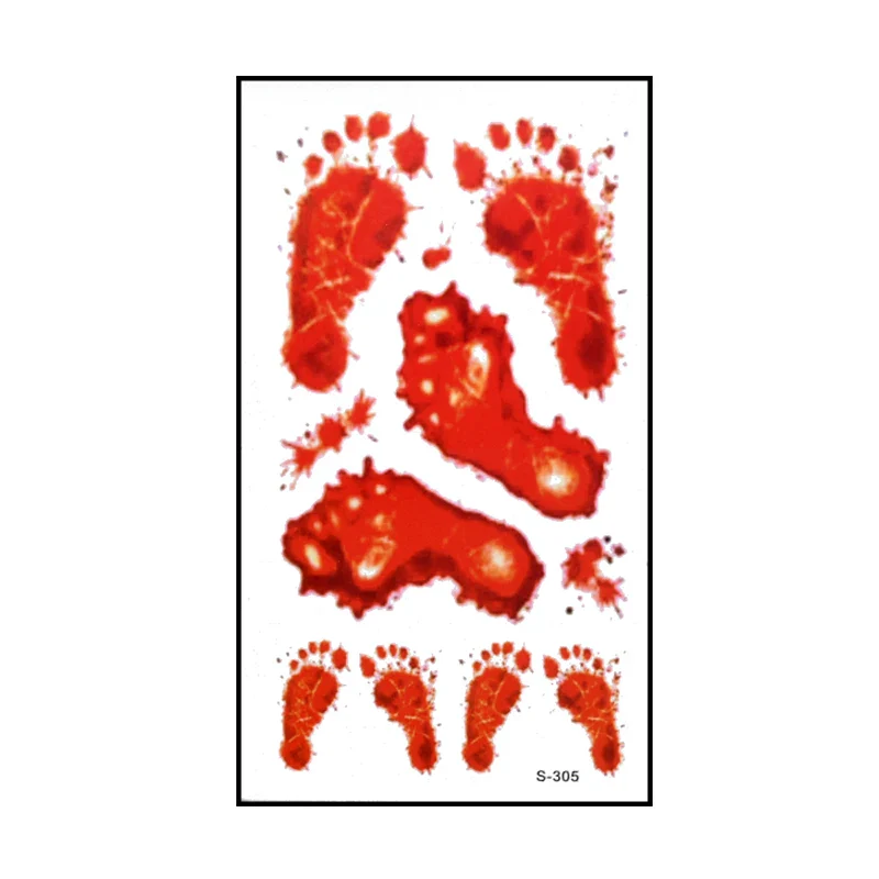 10pcs Halloween Tattoo Sticker - Image 22