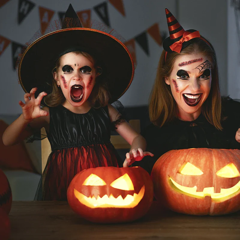 10pcs Halloween Tattoo Sticker - Image 4