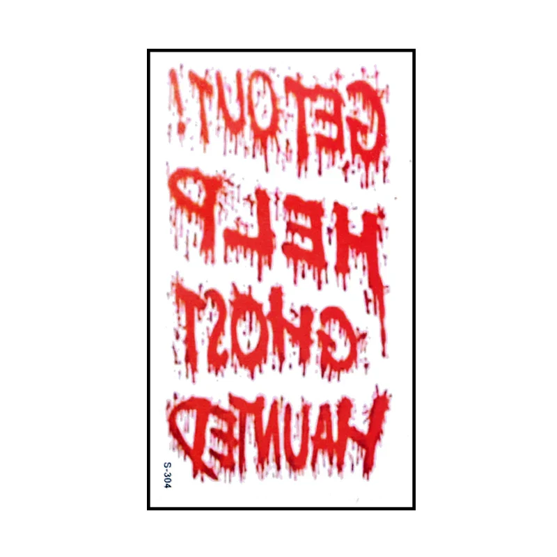 10pcs Halloween Tattoo Sticker - Image 9