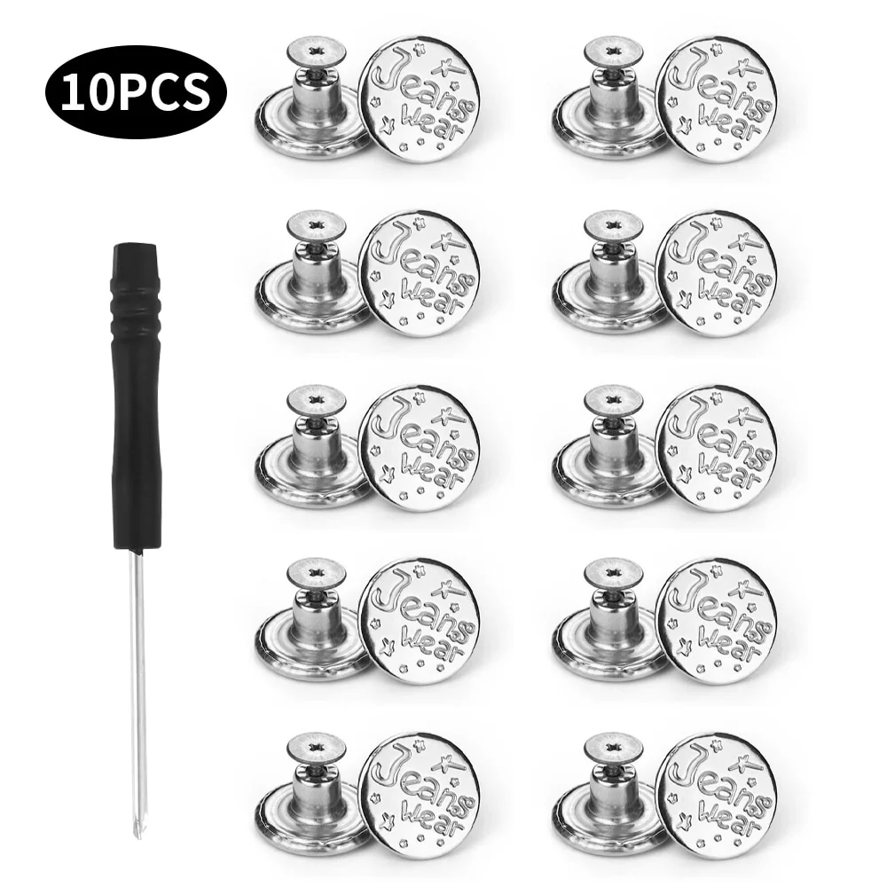 10PCS Jeans Buttons Replacement - Image 4