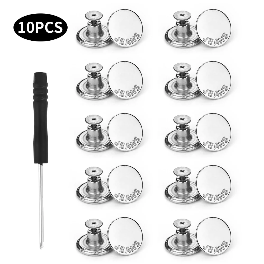 10PCS Jeans Buttons Replacement - Image 5