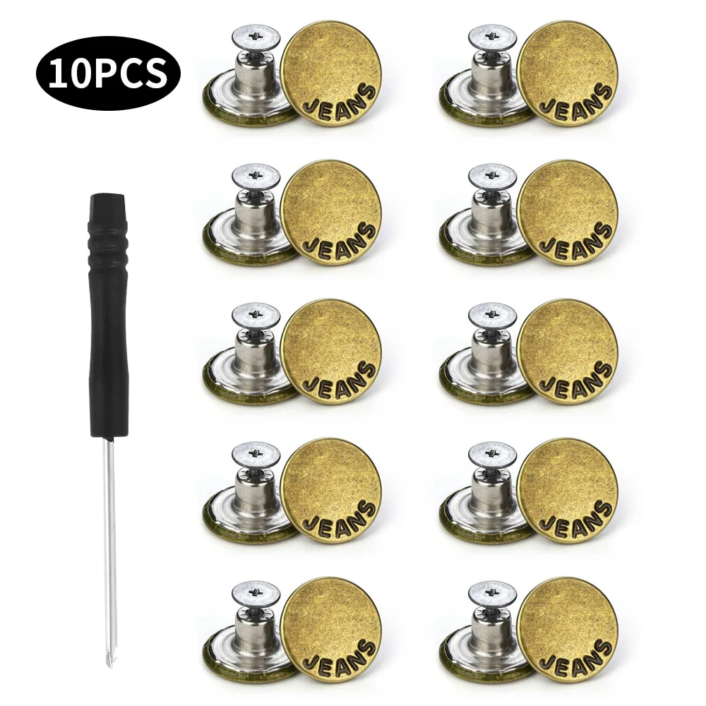 10PCS Jeans Buttons Replacement - Image 6