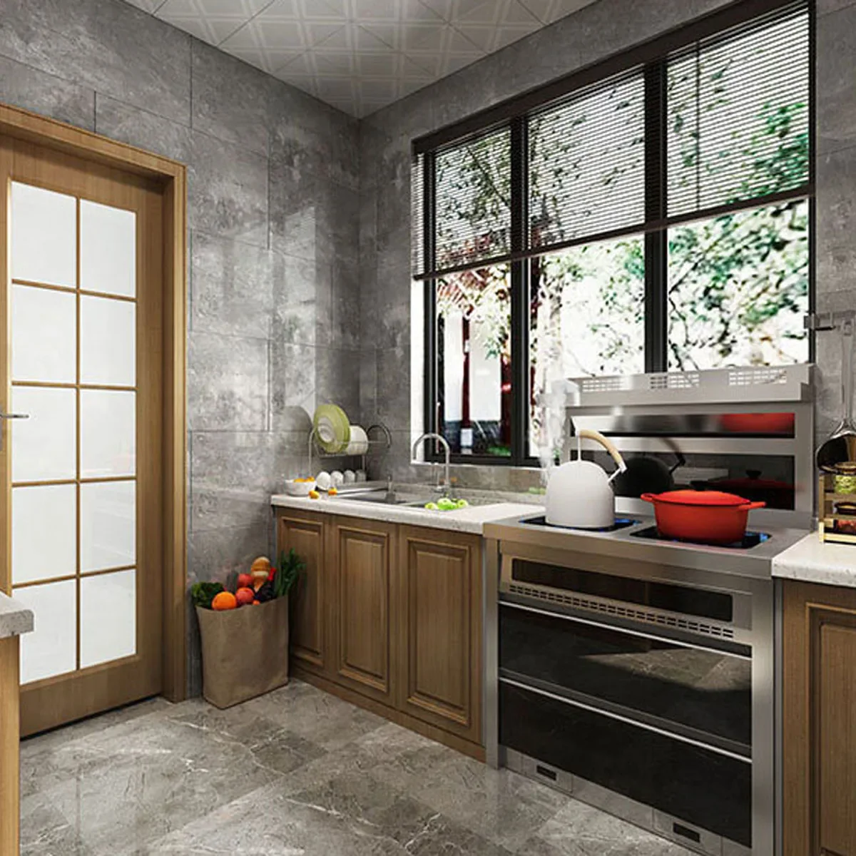 10PCS Marble Peel And Stick Floor Tiles - Image 13