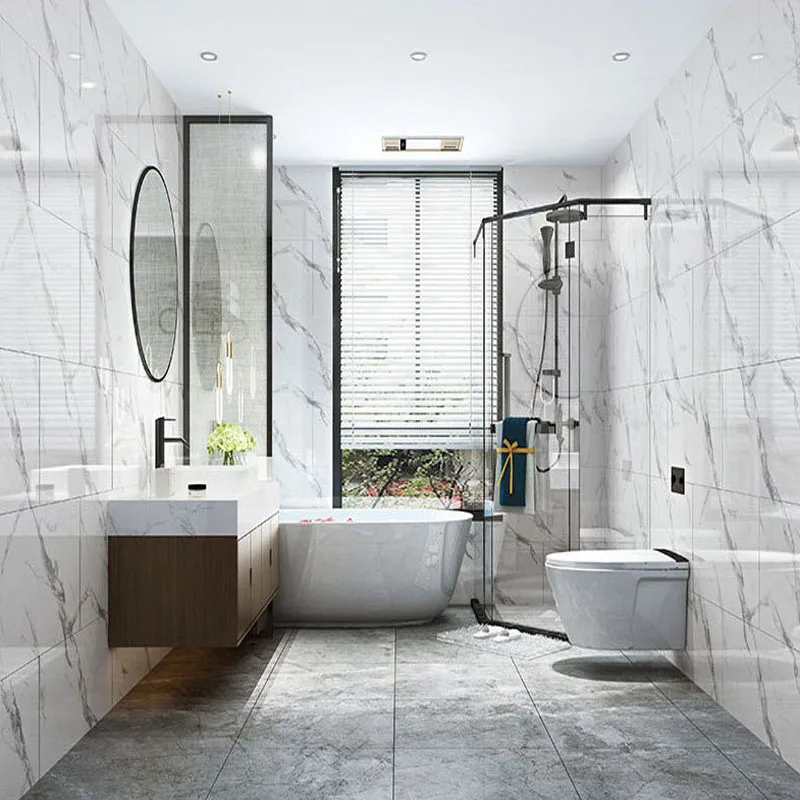 10PCS Marble Peel And Stick Floor Tiles - Image 3
