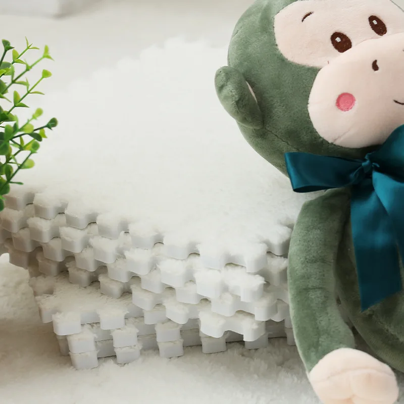 10PCS Plush Puzzle Floor Mat - Image 7