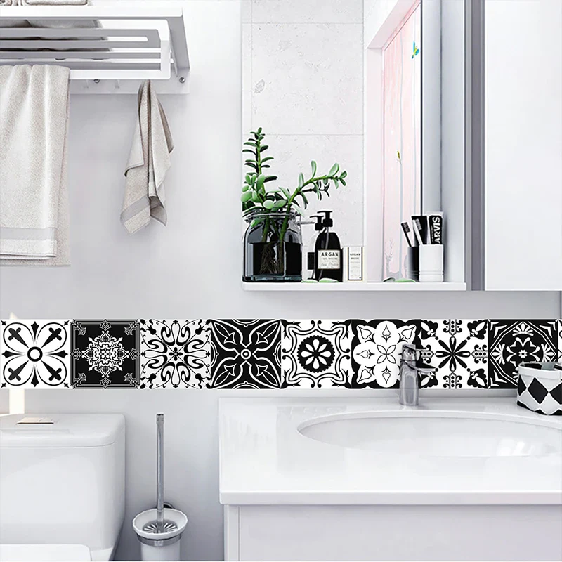 10PCS Retro Waterproof  Tile Stickers - Image 5