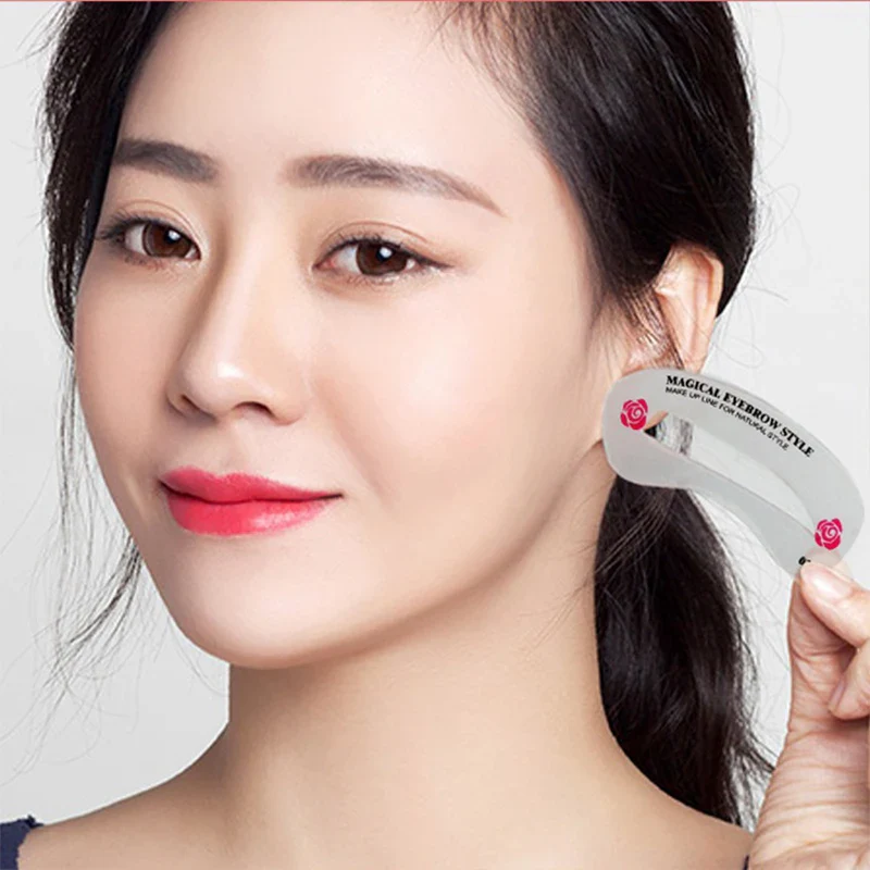 10PCS Reusable Eyebrow Stencils - Image 3