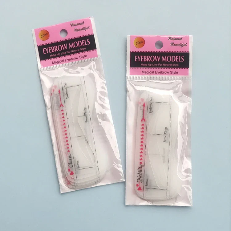 10PCS Reusable Eyebrow Stencils - Image 8