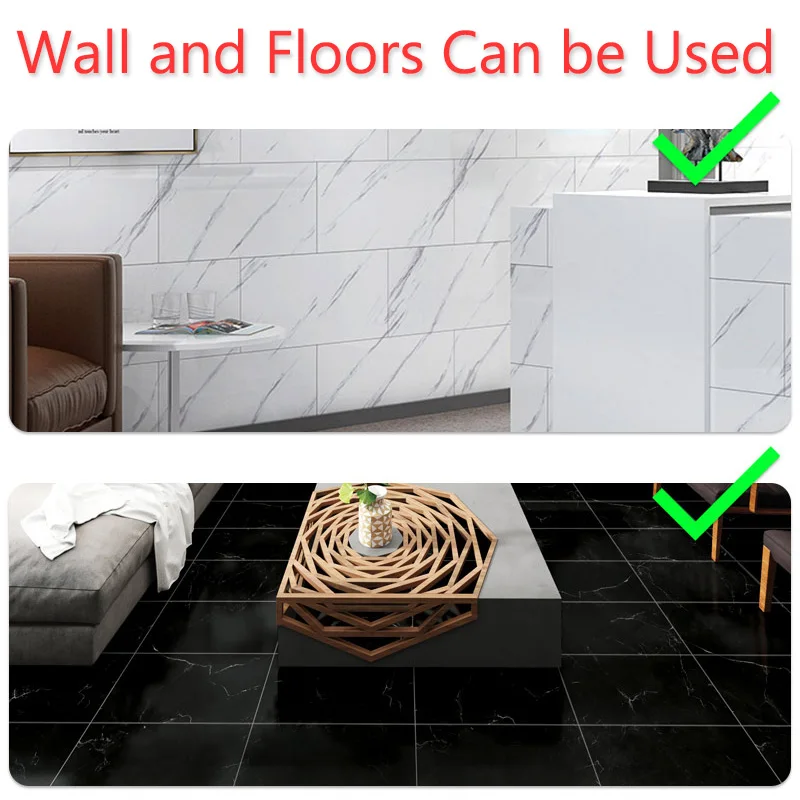 10PCS Self-adhesive Faux Marble Tiles - Image 6