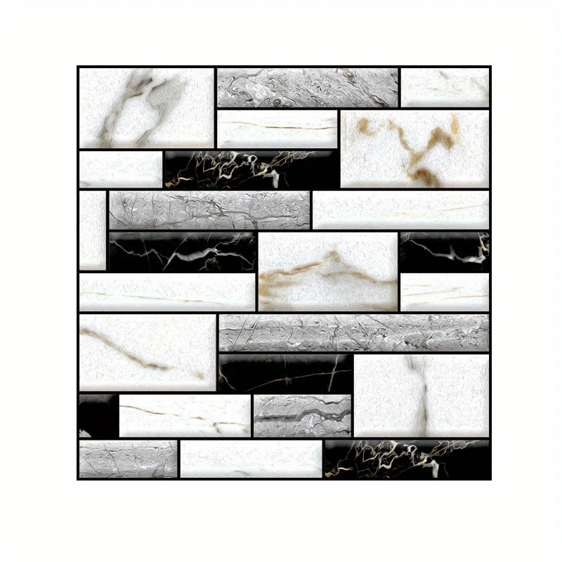 10PCS Self Adhesive Tile Wall Sticker - Image 2