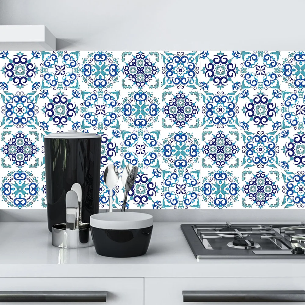 10PCS/Set Tile Wall Stickers - Image 2