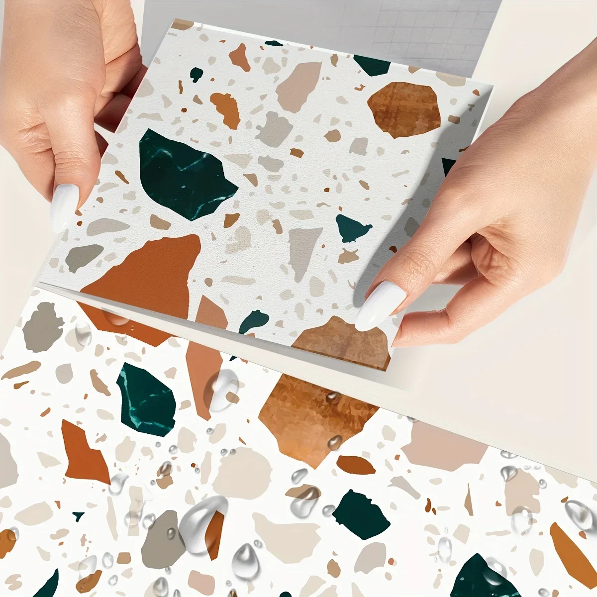 10PCS Tile Stickers 20cmx20cm - Image 2