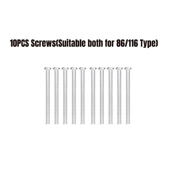 10PCS Wall Switch Fix Screw - Image 3