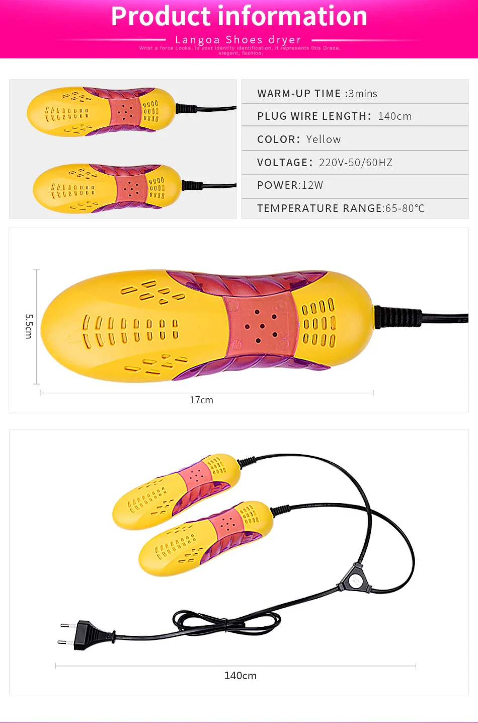 110V-220V Shoe Dryer - Image 9