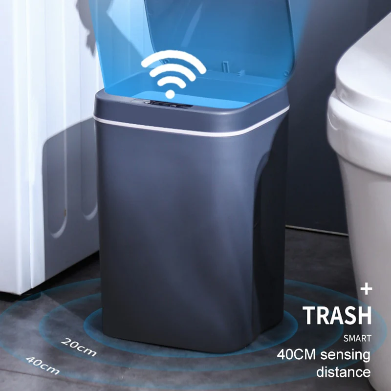 12-16L Smart Sensor Trash Can Garbage Bin - Image 9