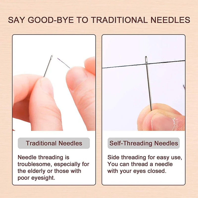 12/36PCS Easy-Threading Sewing Needles - Image 17