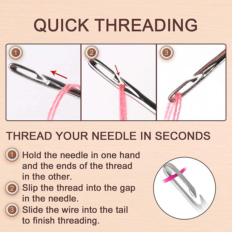 12/36PCS Easy-Threading Sewing Needles - Image 18