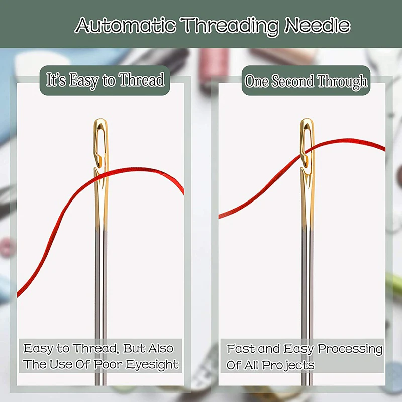 12/36PCS Easy-Threading Sewing Needles - Image 20