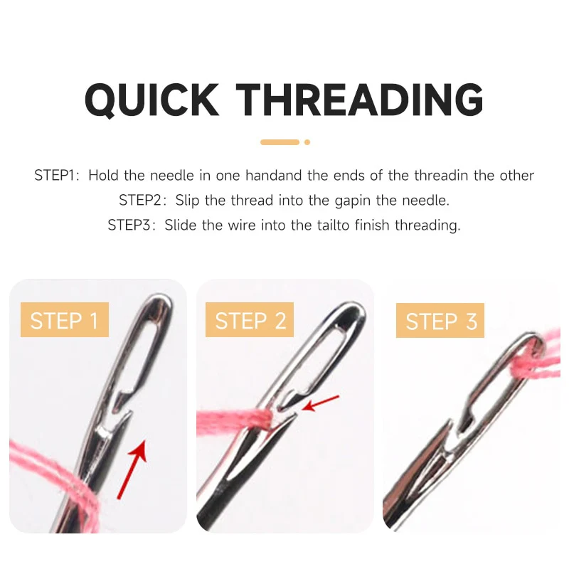 12/36PCS Easy-Threading Sewing Needles - Image 6