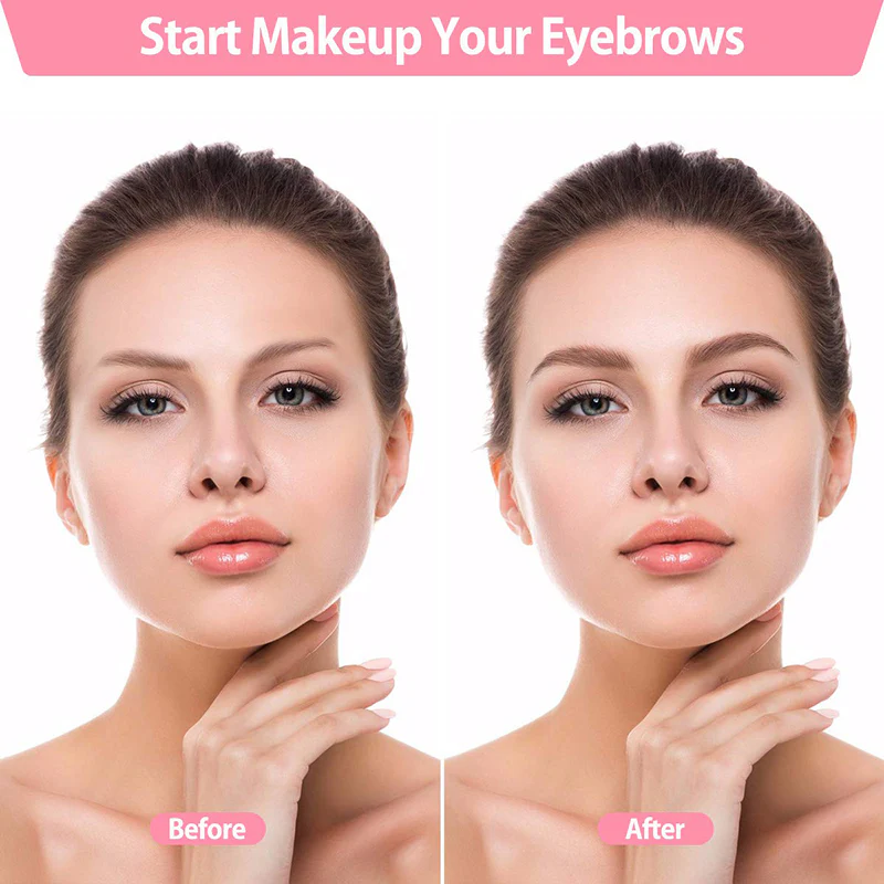 12 Styles/Set Reusable Eyebrow Stencils - Image 10