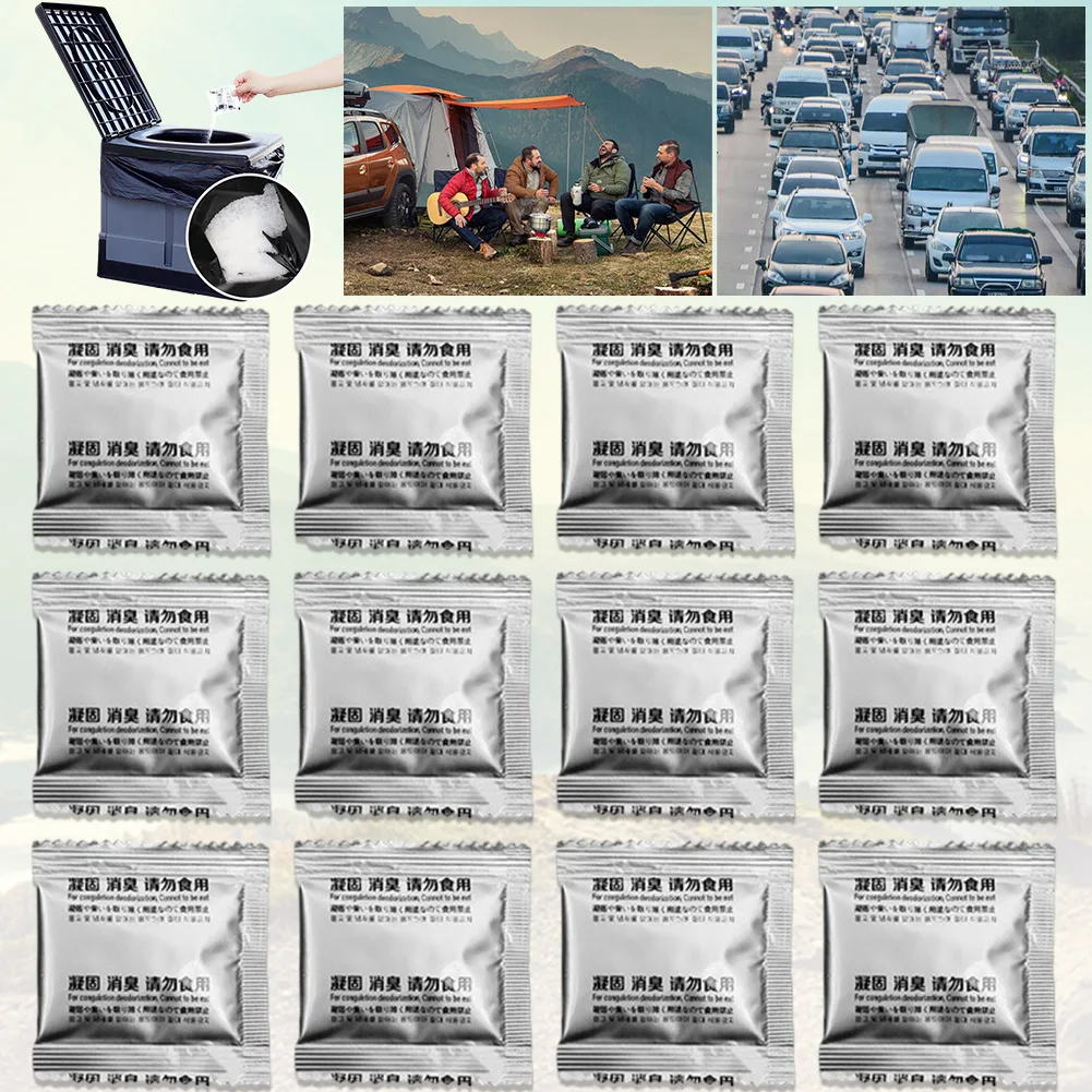 120-12PCS Camping Toilet Absorbent Powder - Image 14