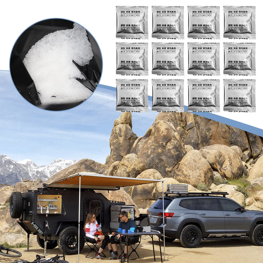 120-12PCS Camping Toilet Absorbent Powder - Image 15