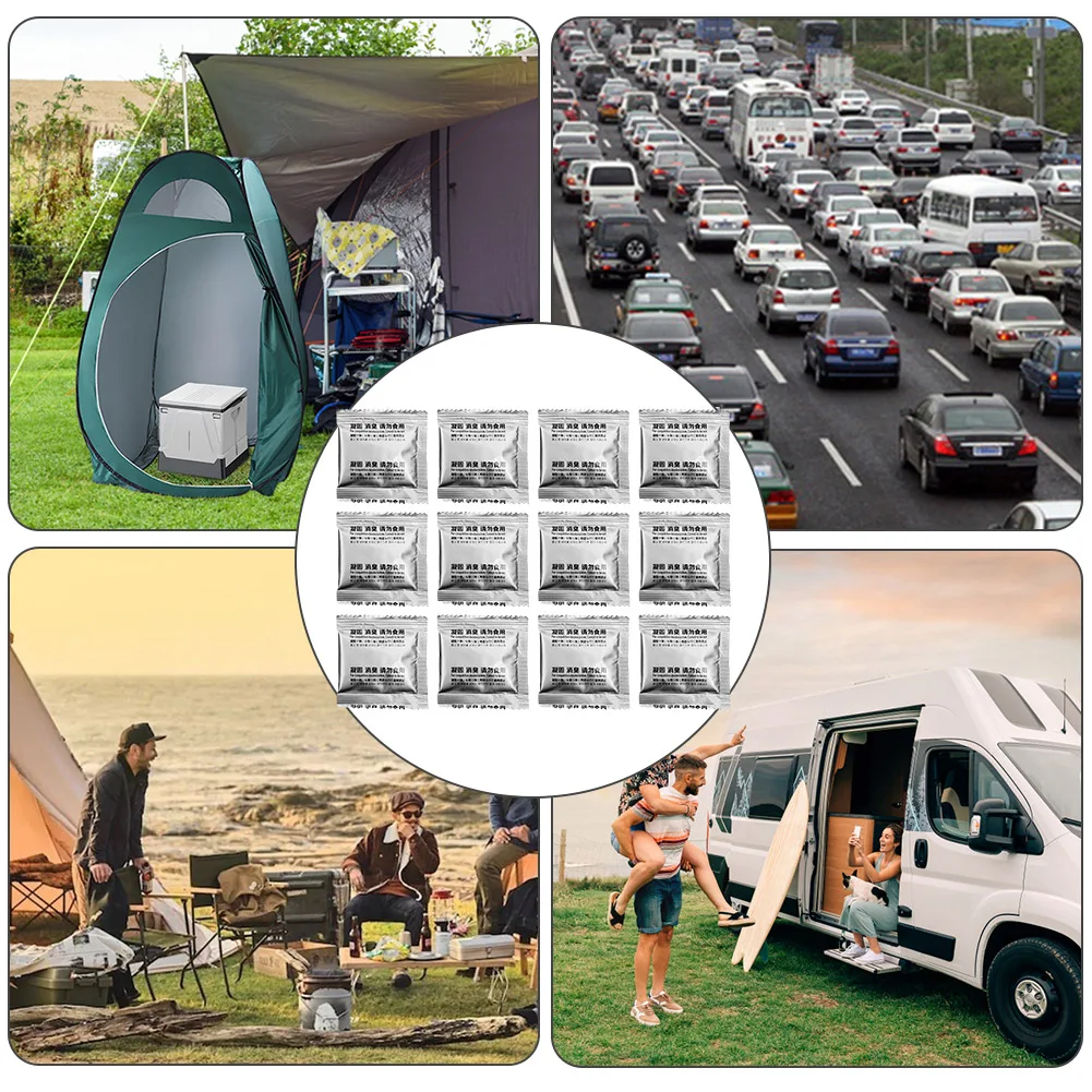 120-12PCS Camping Toilet Absorbent Powder - Image 16