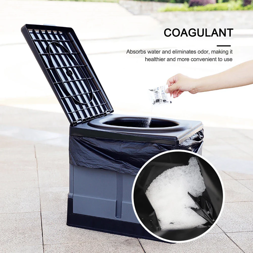120-12PCS Camping Toilet Absorbent Powder - Image 2