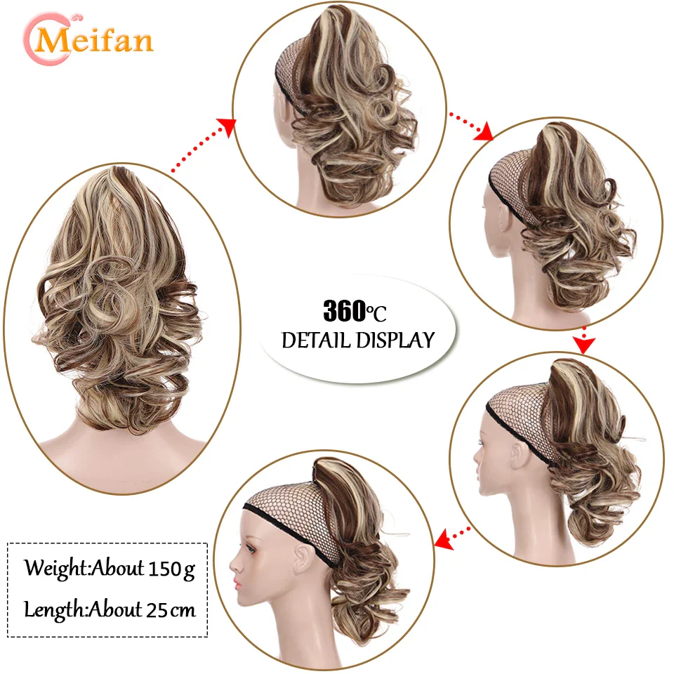 12Inch Synthetic Short Wavy Claw - Image 6