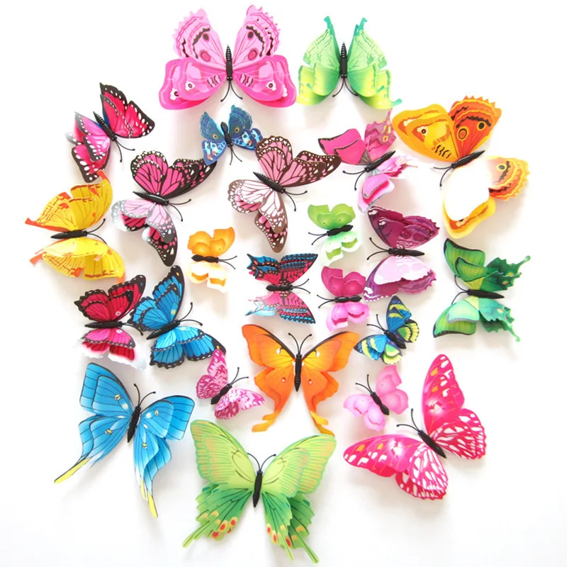 12PCS 3D Butterfly Wall Stickers - Image 2