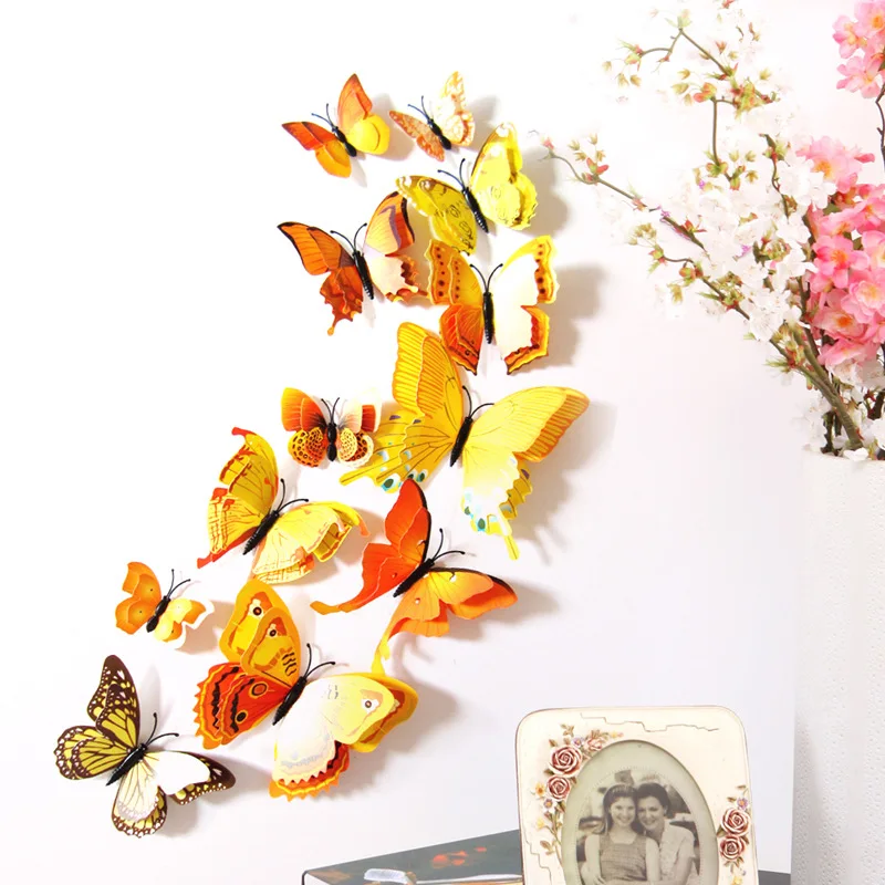 12PCS 3D Butterfly Wall Stickers - Image 4