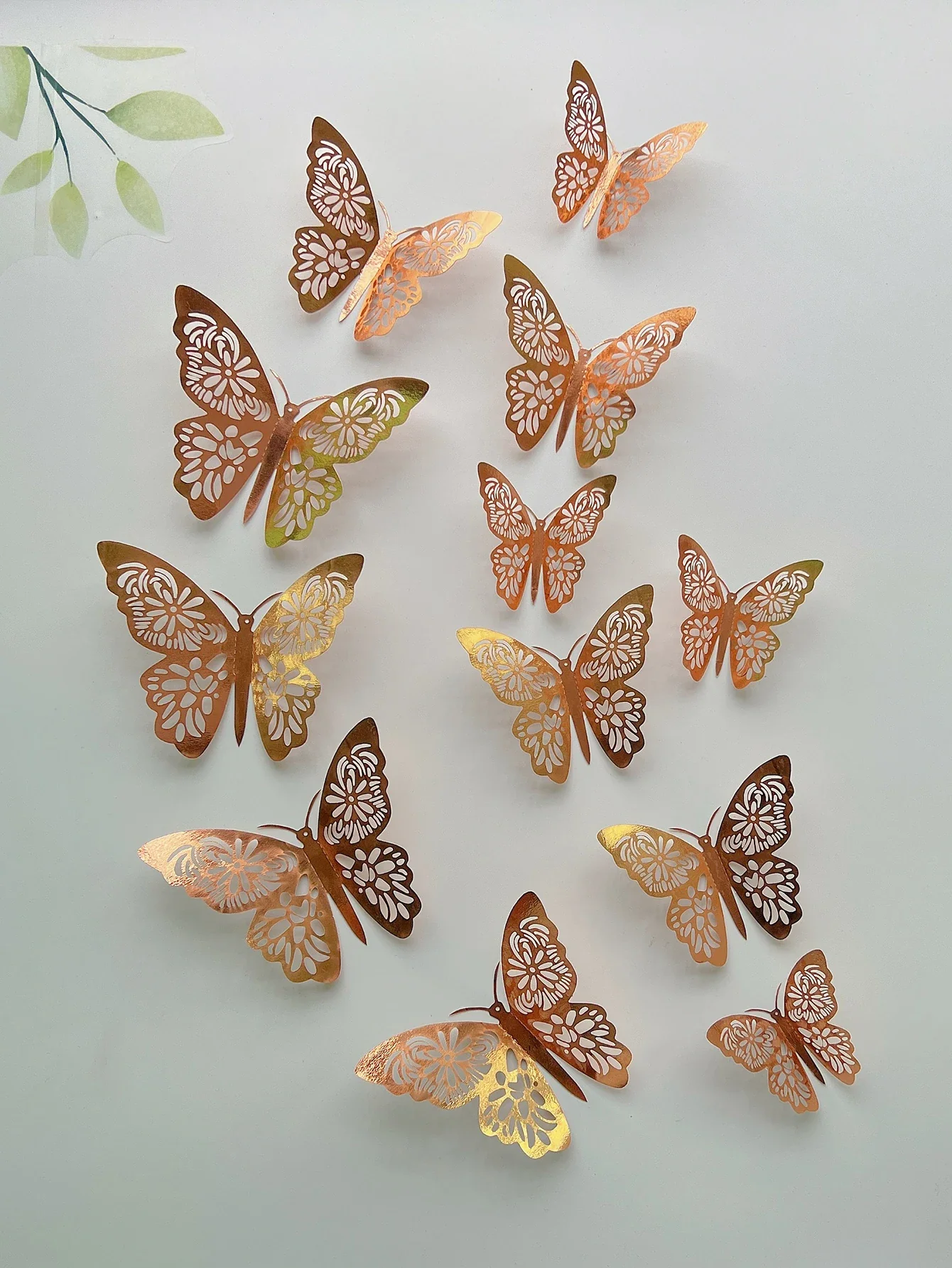 12PCS 3D Hollow Butterfly Wall Sticker - Image 5