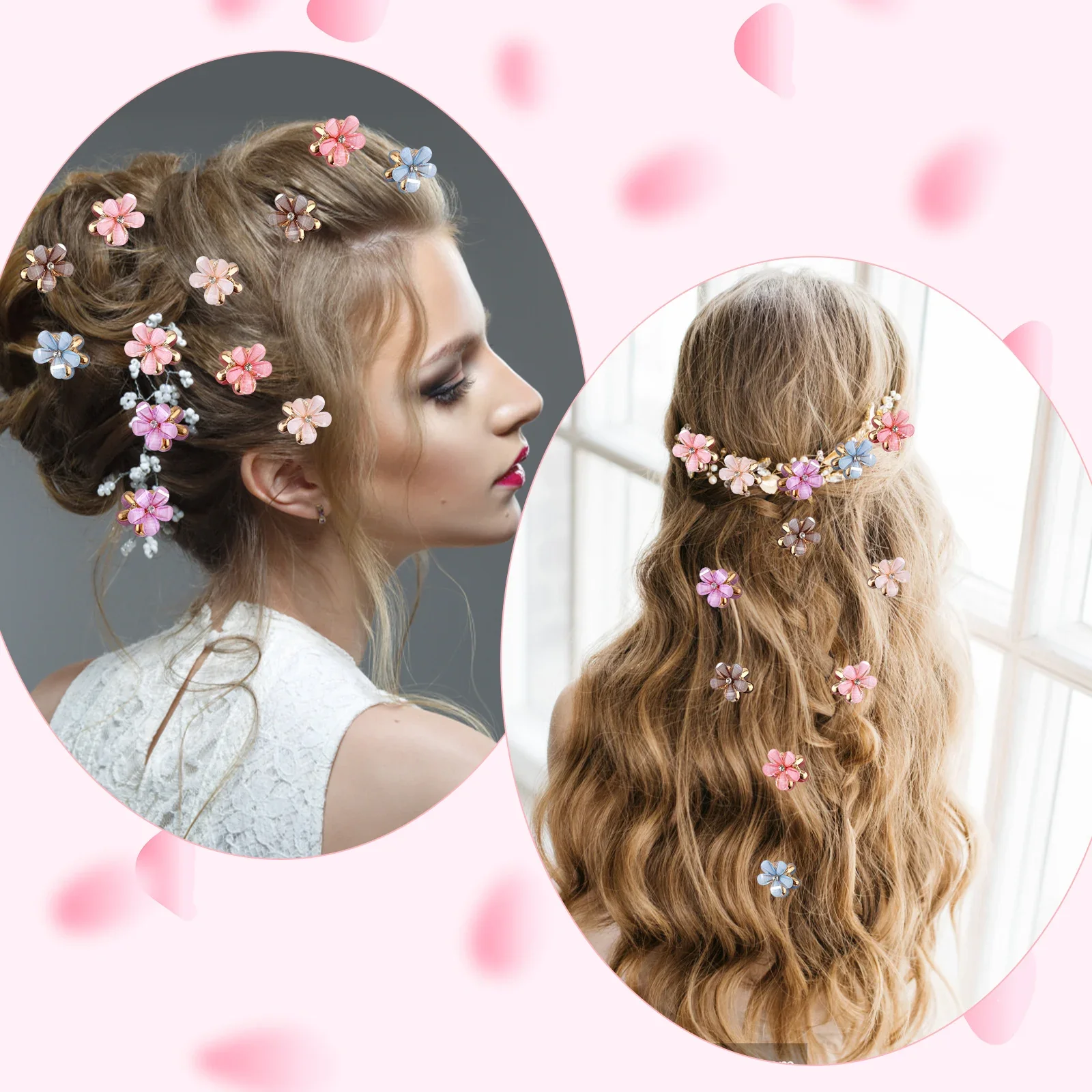 12PCS/Set Color Fairy Hair Clips - Image 2