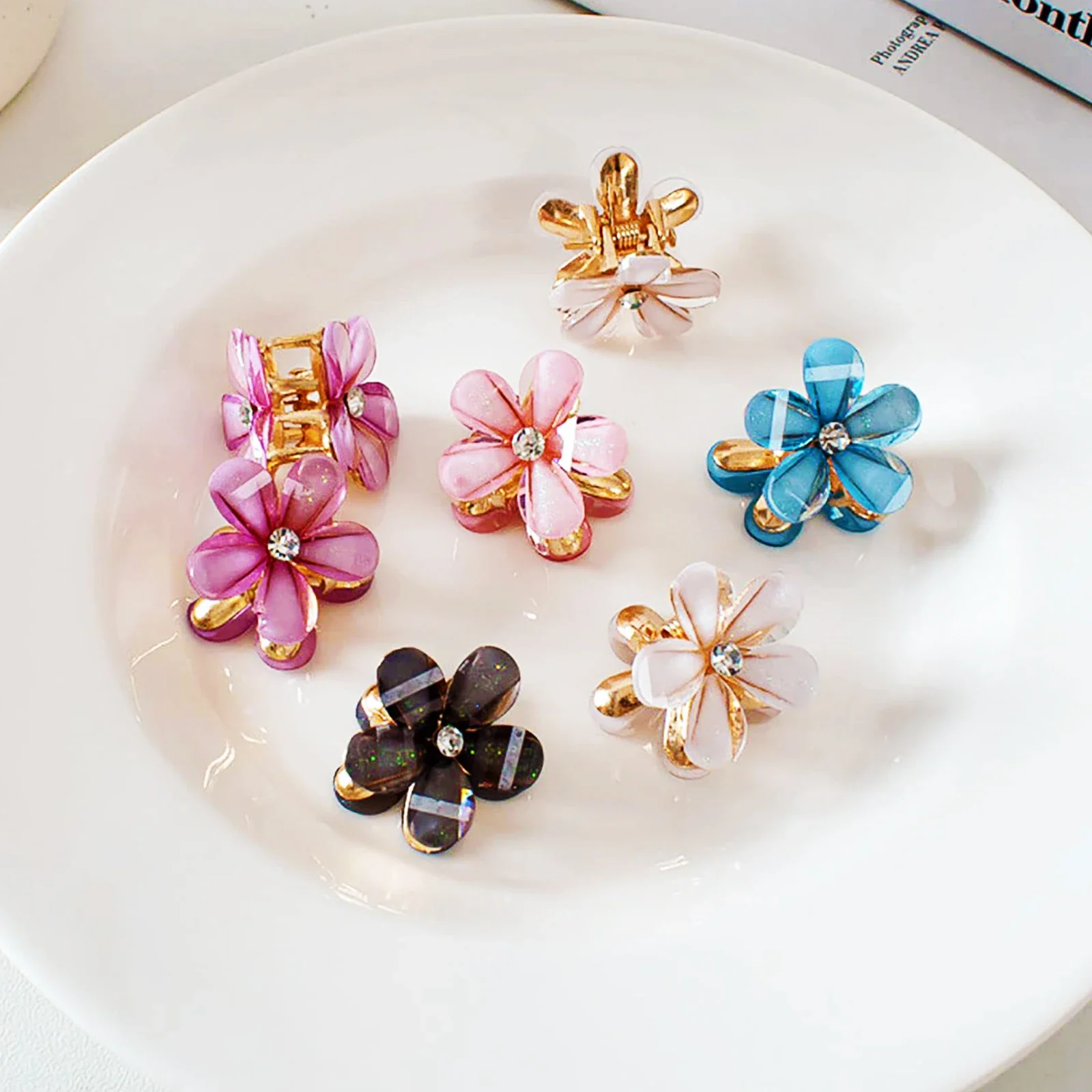 12PCS/Set Color Fairy Hair Clips - Image 3
