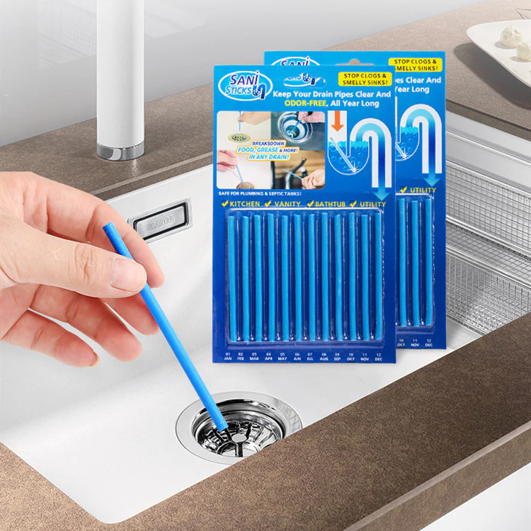 12PCS/ Set Drain Deodorant Cleaning Sticks - Image 10