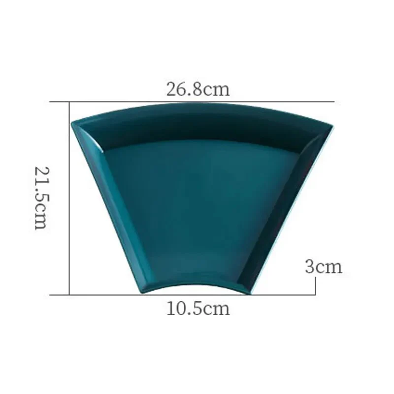 12PCS Wheat Straw Plate Set - Image 4