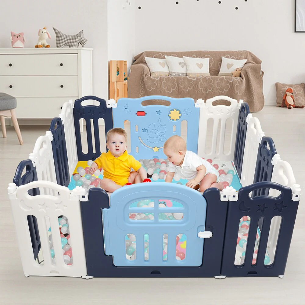 14-Panel Foldable Playpen - Image 5