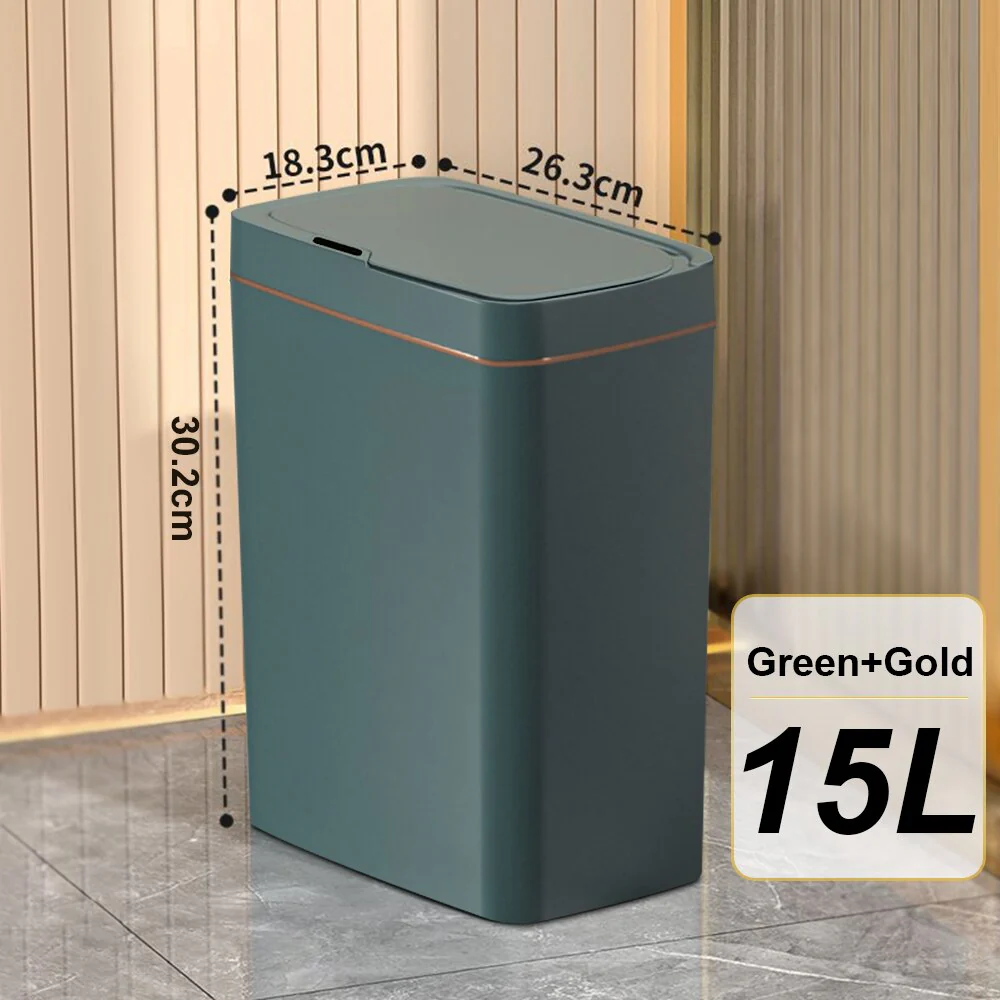 15/18L Smart Sensor Trash Garbage Bin - Image 4