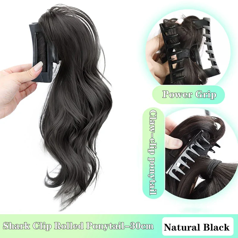 15 Colors Synthetic Ponytail Claw - Image 14
