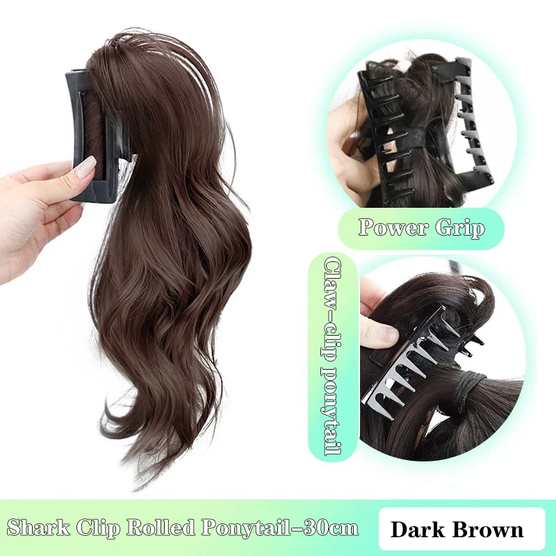 15 Colors Synthetic Ponytail Claw - Image 19