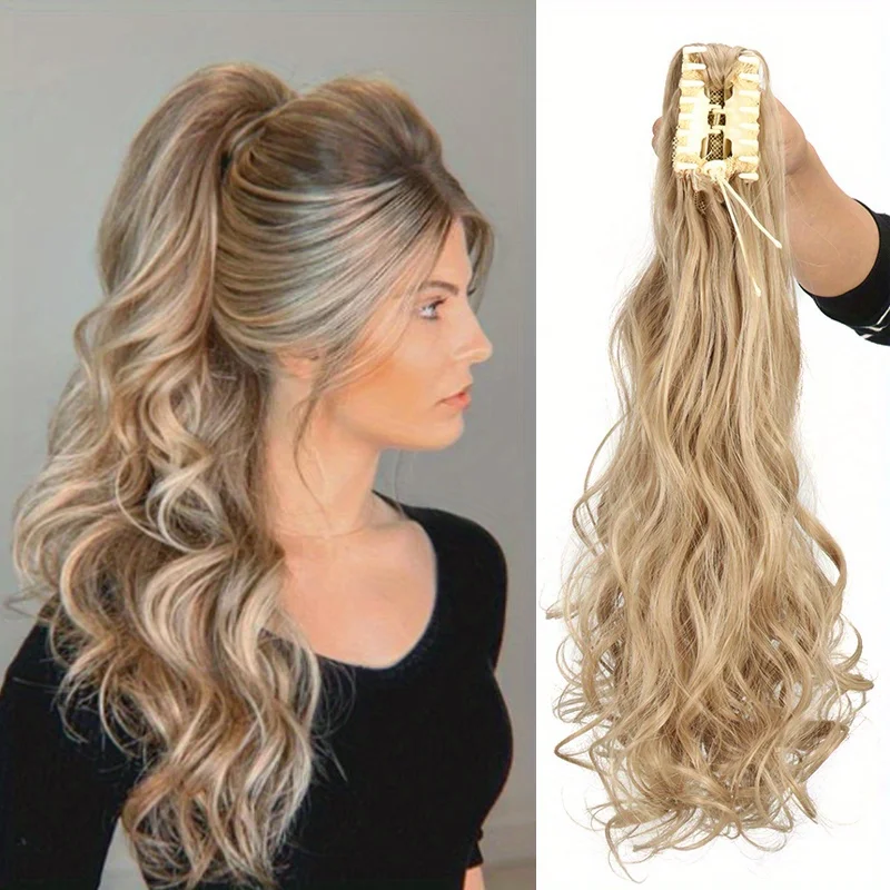 15 Styles 22 Inch Wavy Pony Tail Claw Clip - Image 10