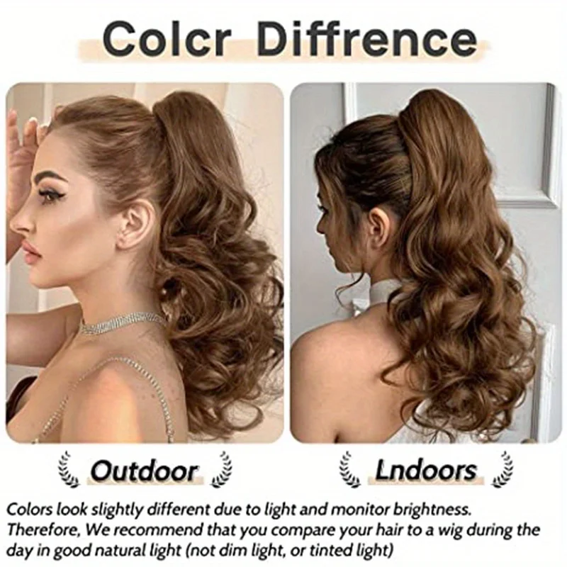 15 Styles 22 Inch Wavy Pony Tail Claw Clip - Image 2