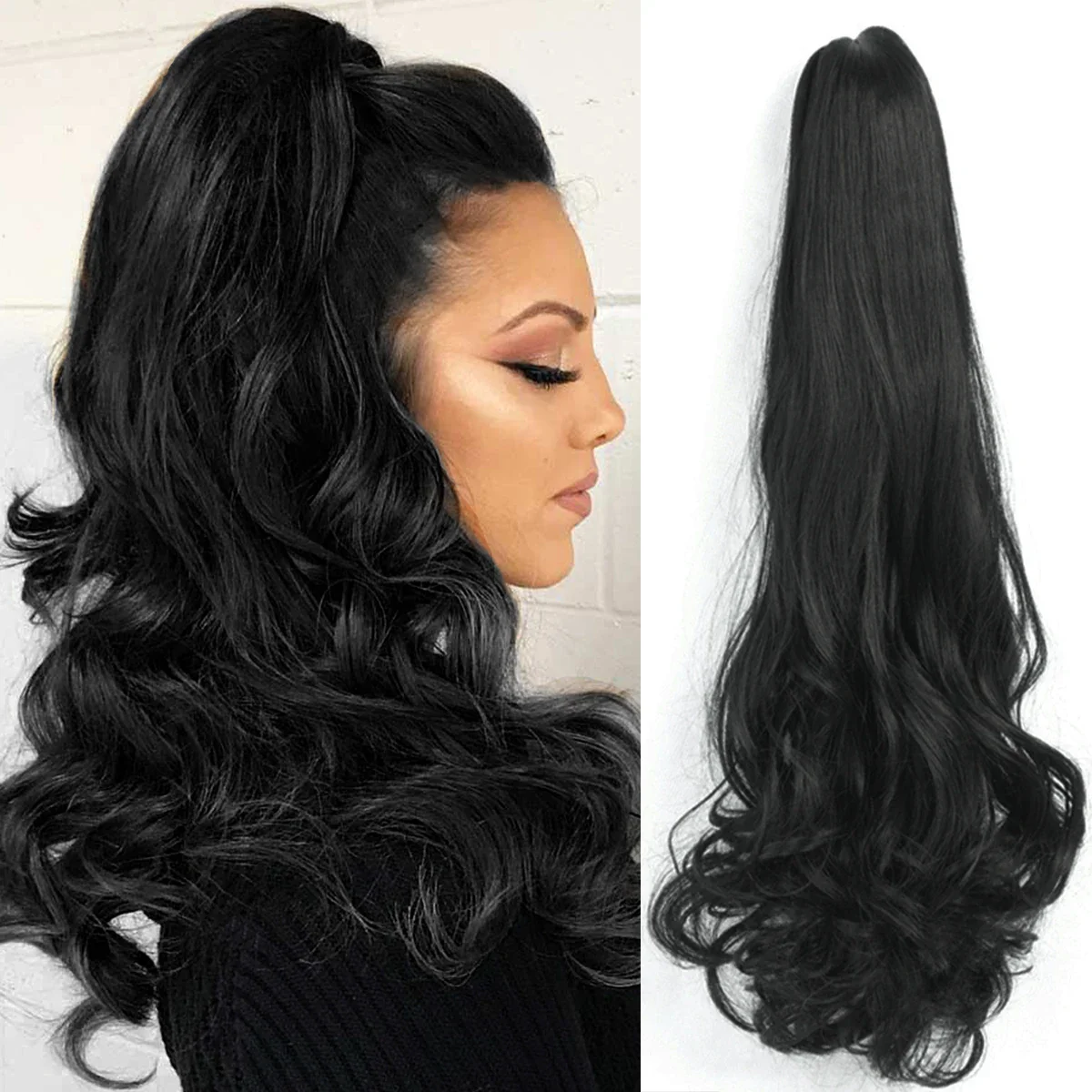 15 Styles 22 Inch Wavy Pony Tail Claw Clip - Image 6